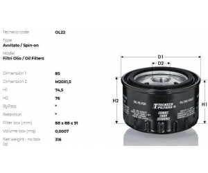 OL22 TECNECO FILTERS 